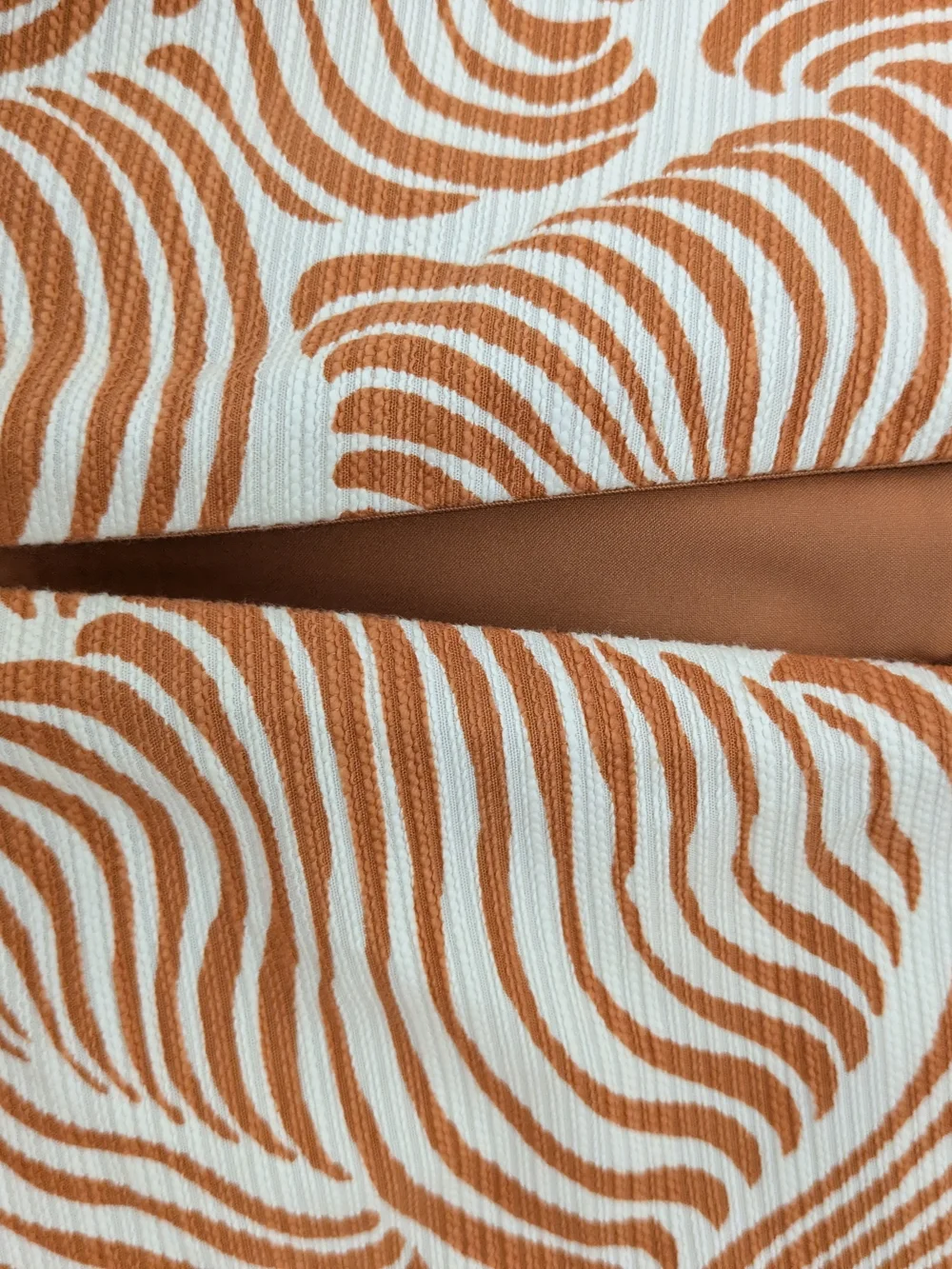 Ann Taylor Abstract Wave Print Textured Mini Skirt Size 8